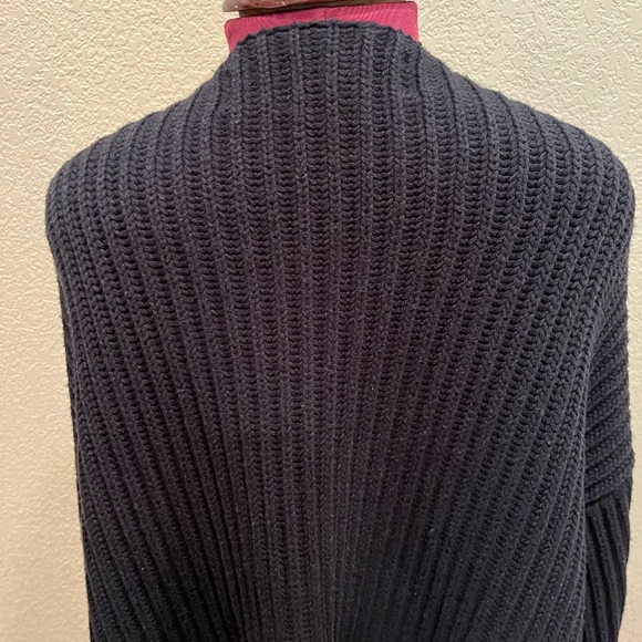 Code x Mode Black Open Front Dolman Cardigan - Picture 9 of 11